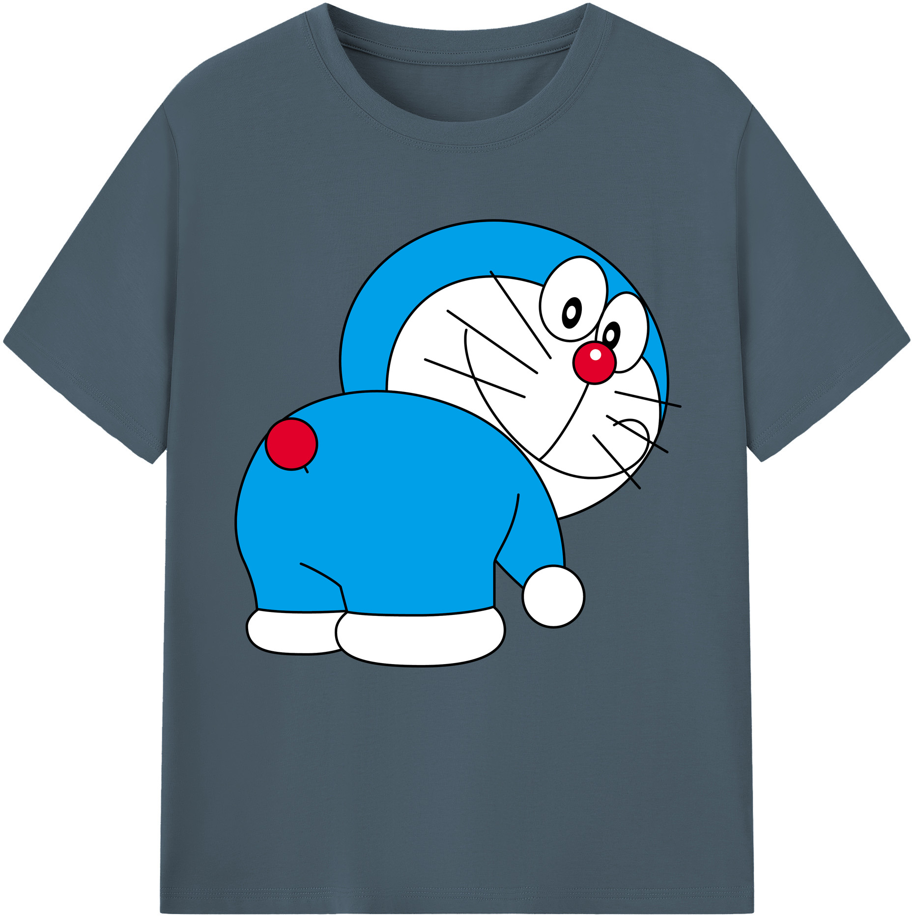 （画像用） ドラえもん Doraemon 綿100％半袖Tシャツ（フロントプリント）